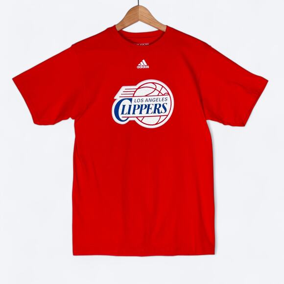 Los Angeles Clippers Adidas Go-To Tee T-Shirt Size M 2010s NBA Basketball Cotton - Picture 2 of 7